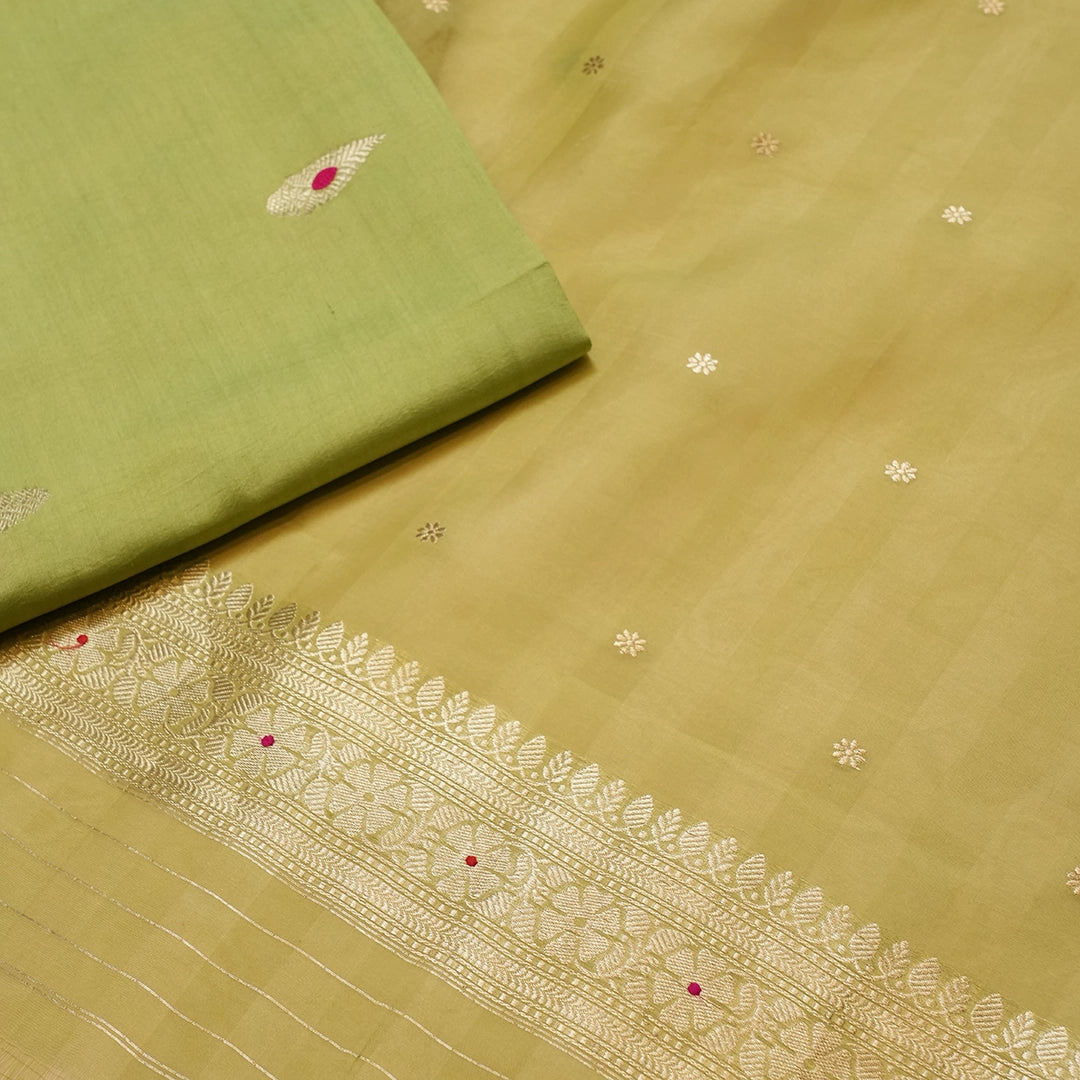 Spring Green Embroidered Dupatta