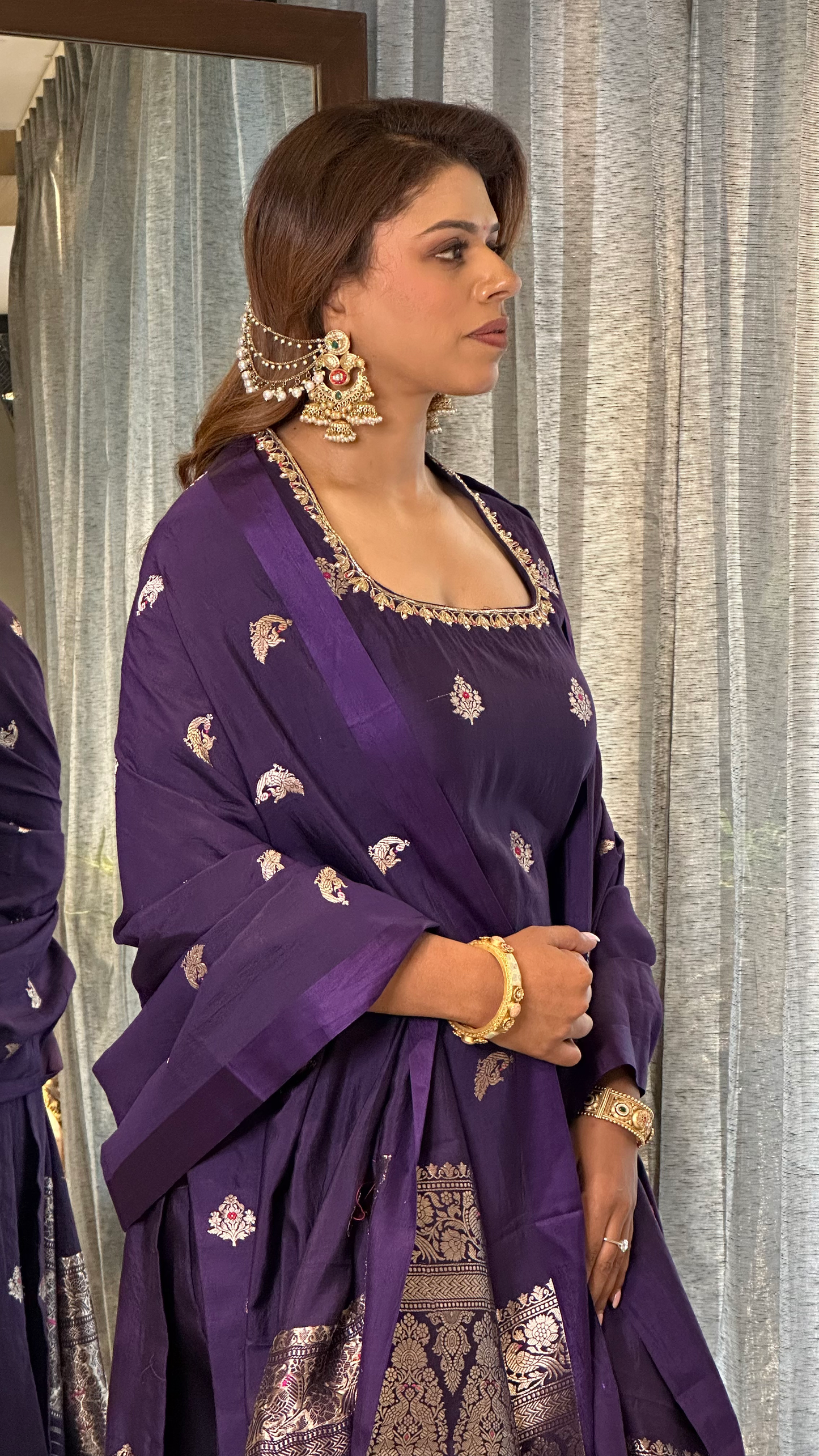 Purple Traditional Ethnic Dress