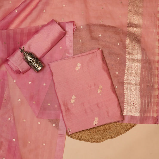 Baby Pink Embellished Dupatta