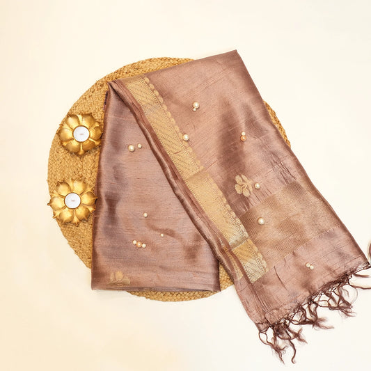 Golden Elegance Dupatta