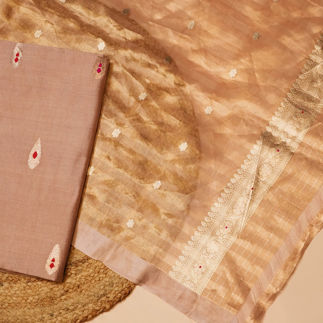 Onion Pink Embellished Dupatta