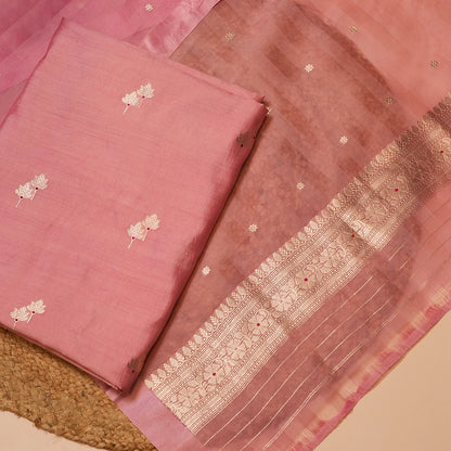 Baby Pink Embellished Dupatta