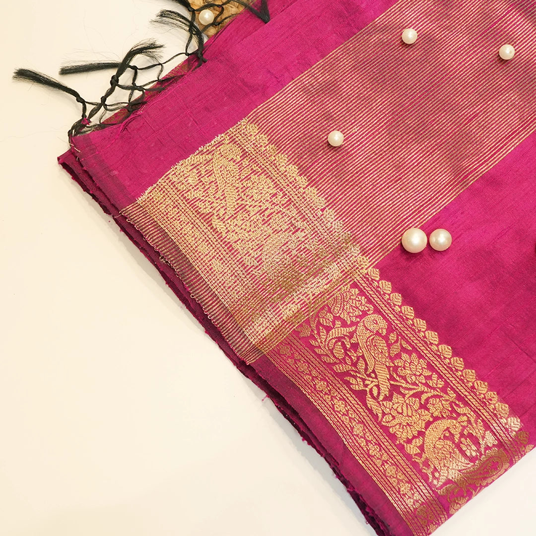Pink Silk Dupatta