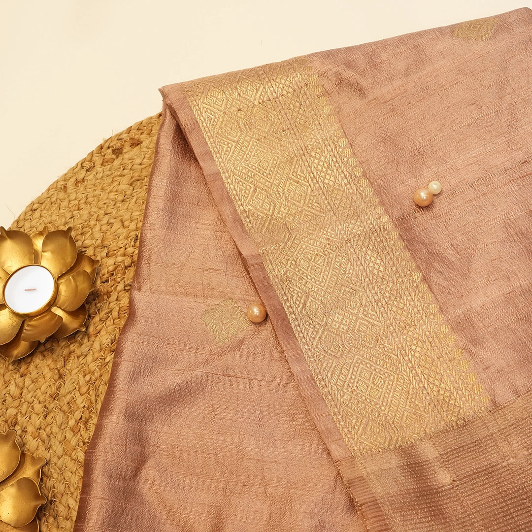 Brown Silk Dupatta