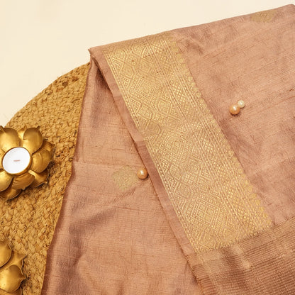Brown Silk Dupatta