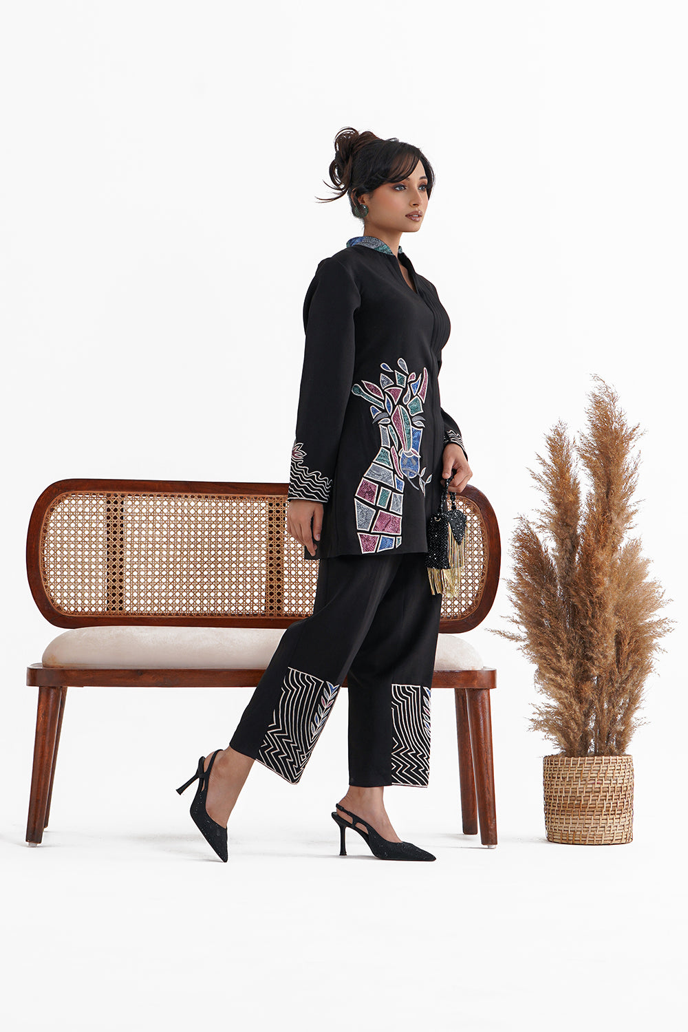 In The Dark Embroidered Co-ord Set