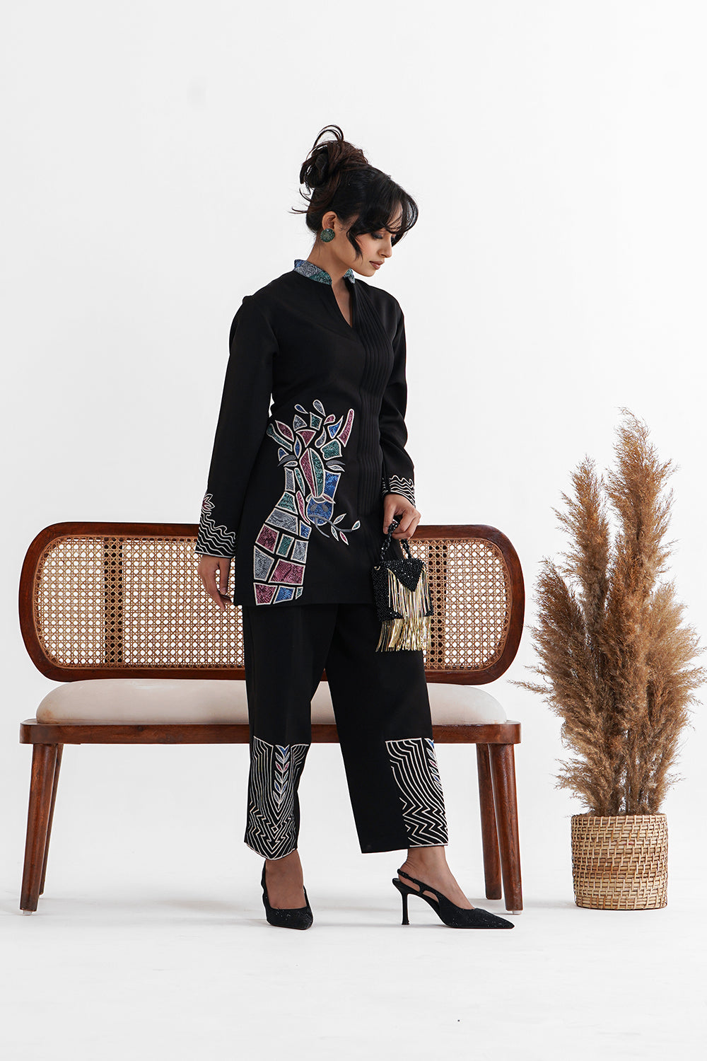 In The Dark Embroidered Co-ord Set